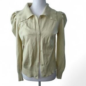 Ember Yellow Cardigan, size XL